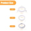 NAYAGOGO 8 Pack White Lamp Shade Reducer Ring Set -3