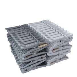 Laguelle 80 Plastic Clothes Pegs, Durable and Reusable, Ideal for Washing and Drying, Compact and Lightweight Design, Easy to Use