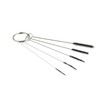 SE Brush Cleaning Sets Nlylon Bristles Varying Sizes for Versatile