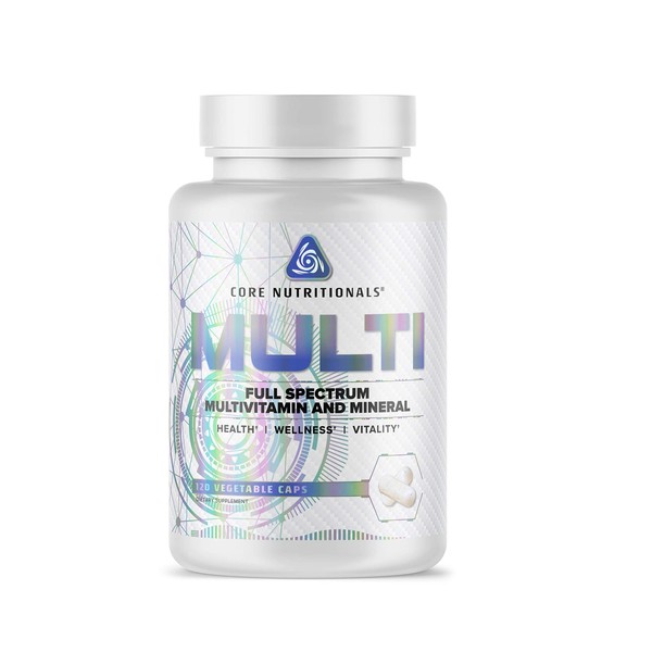 Core Nutritionals Platinum Multi Full Spectrum Multivitamin with Essential Minerals and Antioxidants for Optimum Health 120 caps