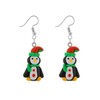Miniblings Penguin Earrings Christmas Santa Claus Bird Antarctic South Pole