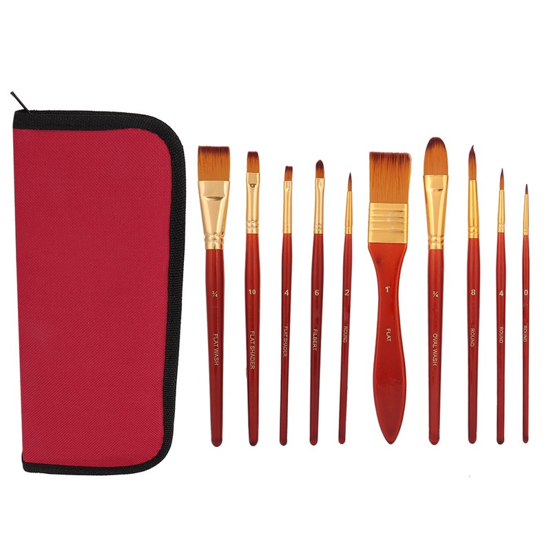 10Pcs/Set Watch Oil Cleaning Brush Small Parts Watch Repair Maintenance