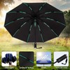 Automatic Open and Close Folding Reverse Umbrella 10 Ribs (3+2