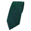 TigerTie Designer Tie Floral Pattern, Green / Black