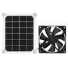 10W Solar Panel Exhaust Fan, High Efficiency Monocrystalline Silicon, USB