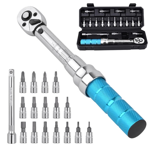 COTOUXKER Bike Torque Wrench Set, 1/4 Inch Drive Torque Wrench