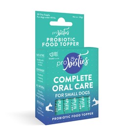 ProBesties Complete Oral Care for Small Dogs, Probiotic Food Topper for Dental Care, Bad Breath Treatment for Dogs, Dog Breath Freshener & Perio Support, Dog Bad Breath Eliminator