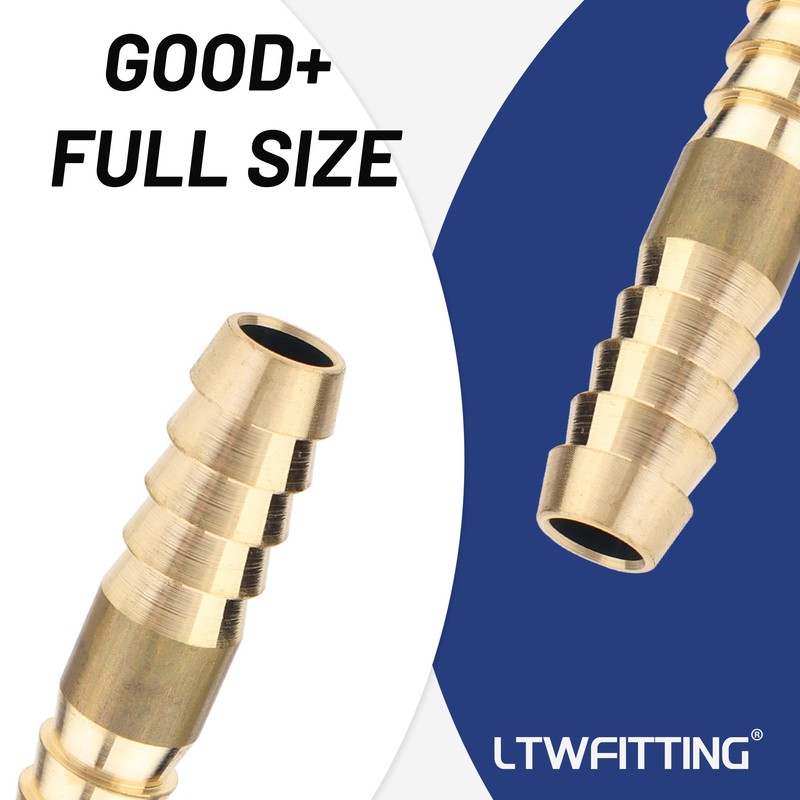 LTWFITTING Brass Barb Splicer Mender 8mm ID Hose Fitting Air