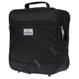 Christian Wippermann Large Men's Work Bag Shoulder Bag Flight Attendant Messenger Bag, black