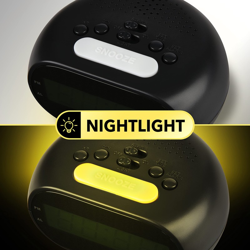 RCA Digital Alarm Clock with Night Light