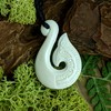81stgeneration Women's Men's Hand Carved Bone Whale Tail HEI Matau