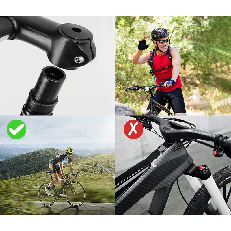 YEMAJIE Handlebar Riser Bicycle, Bicycle Handlebar Riser Bicycle MTB with