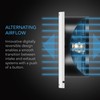AC Infinity Room to Room Fan 8”, Two-Way Reversible Airflow