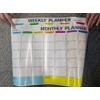 Magnetic Dry Erase Calendar Whiteboard Set 3 Pack
