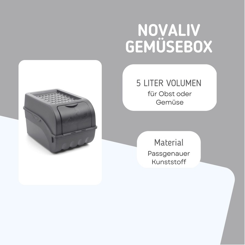 Novaliv Vegetable Box Potato Storage Container 3.5 L to 9
