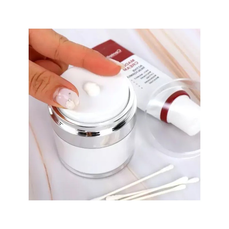 Jasmine Shop 꾹누름 펌핑용기 펌프용기 핸드크림공병 크림통 화장품소분 50mL Squeeze