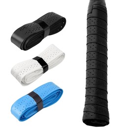 LICQIC 3 Pcs PU Replacement Racket Grip, Racquet Tape for Babolat Tennis Racket Grip, Tennis Overgrip, Padel Racket Grip, Badminton Racket Grip