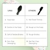 UMAI Mini Detangler Hair Brush | Soft & Flexible Bristles