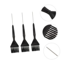 FOMIYES 2sets Hair Lightener Tint Brush Hair Color Brush for Curly 3pcs*2 Random Color