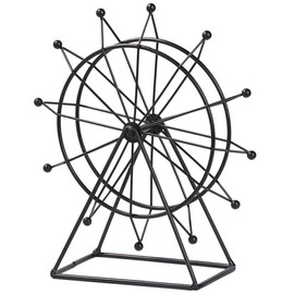 Gatuida Ferris Wheel Model Ferris Wheel Decor Iron Crafts Gold Decor Accents Modern Office Home Dec