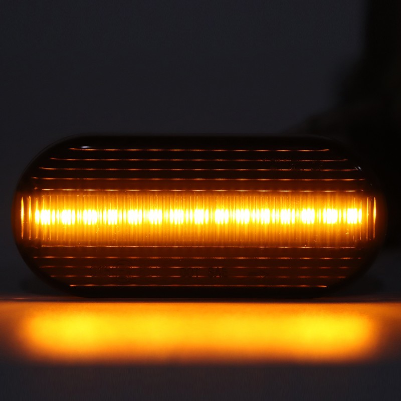 2Pcs LED Side Marker Lights Fender Turn Indicator Lamp Car