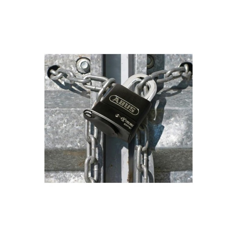 ABUS 83 WP/40-lucchetto in Tempered Steel, with Cylinder, Blue and