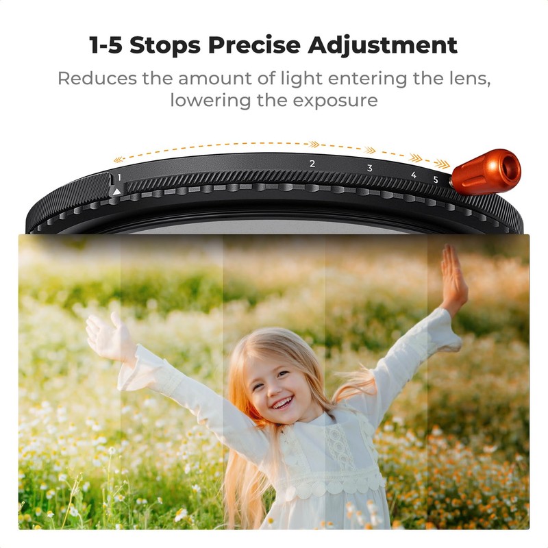 K&F Concept 37mm 3in1 1/4 Black Diffusion & CPL &