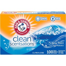 Arm & Hammer 100 Toallitas Suavizante De Telas