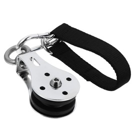 Gatuida 1 Set Cable Pulley Nylon Strap for Dumbbell Set Stainless Steel Exercise Fitness Equipment