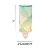 Eangee Home Design Cylinder Night Light Sea Blue Shade Made