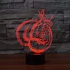 Optical Illusion 3D Boxing Gloves Night Light 16 Colors Changing