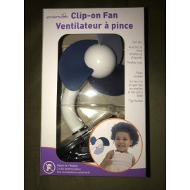 Dreambaby Deluxe EZY-Fit Clip on Fan with Soft Fins - Perfect for Strollers New