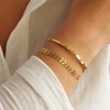 Starain Gold Beaded Bracelets for Women 18K Gold Plated Beaded
