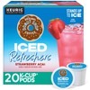 The Original Donut Shop Iced Refreshers, Strawberry Açaí Flavor, Keurig