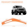 Trim Cover Exterior for Ford Bronco 2021-2026 2/4-Door 2PCS (Orange)