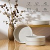 E-far Pasta Bowls Set of 4, 35oz Large Salad Bowl