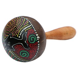 Maraca Mus102 Folding Rattle Coconut Musical Instrument