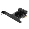 Expansion Card PCIE to 6Port SATA3.0 Hard Disk 6G ASM1166