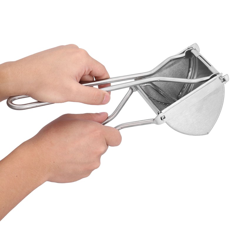Stainless Steel Manual Potato Presser Ricer Crusher Fruit Lemon Squeezer