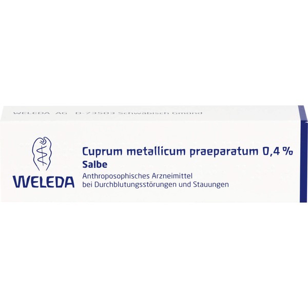 WELEDA Cuprum metallicum praeparatum 0,4% Salbe, 23 g Salbe