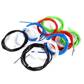 MTB Shift Cable Housing, Bicycle Brake Cable Shift Cable Shift Cable Shifter Cable Housing 2 m Shifter Cable Bicycle Brake Shift Cable Housing Hose Kit Accessories for Mountain Bike (4 mm - Black)
