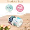 YOJO Thank You Stickers,1000 Pcs 1 Inch Thank You Stickers
