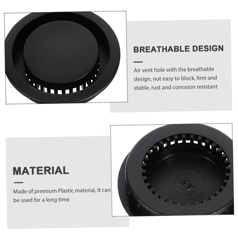 Gadpiparty 6pcs Soffit Vent Covers Breathable Cabinet Door Vents for