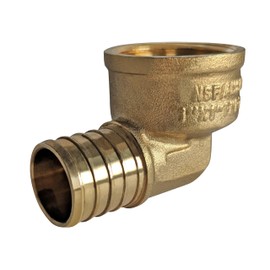 XFITTING 1 Inch Pex x 1 Inch Pex Female NPT Elbow, 2 Pieces