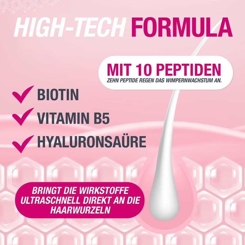 LASHCOCAINE PEP ACTIVE - Eyelash Serum without Hormones - Protects
