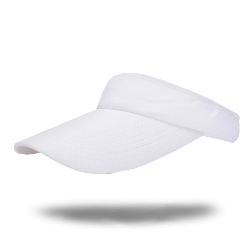 White Fang CA019 Women's Visor Sun Visor, Solid, Hat, Stylish,