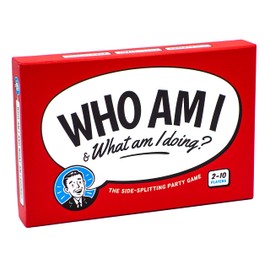 The Island Workshop Who Am I & What Am I Doing? - 2-10 Player Funny Game for Adults & Teenagers - Travel Size Board Games for Adults - Games for 2 Players (14+)