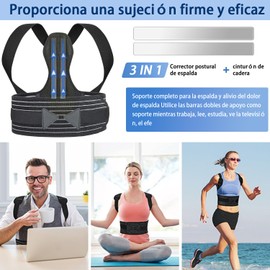 Back Straightener, Posture Corrector Back for Men and Women, Straight Back Straightener, Posture Corrector Men, Adjustable Shoulder Strap, Posture Corrector, Back Support, Back Stabiliser (30-36