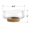 KITEISCAT Extra Large Glass Salad Bowl Set - Party Salad