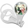 Elegant Evening Tea Nail Clippers Plus Bottle Opener Keychain